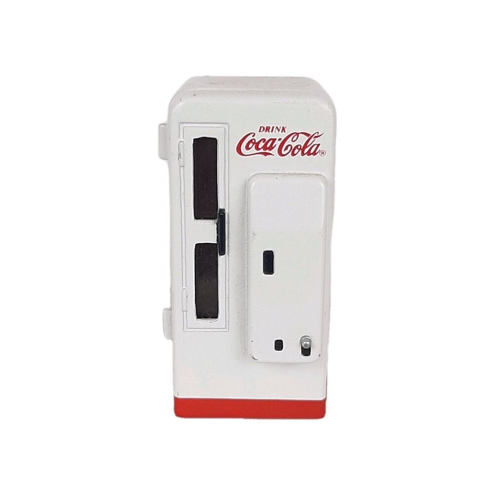 Vintage Coca Cola Miniature Diecast Vending Machine Figurine Metal 2.5 Inch Red